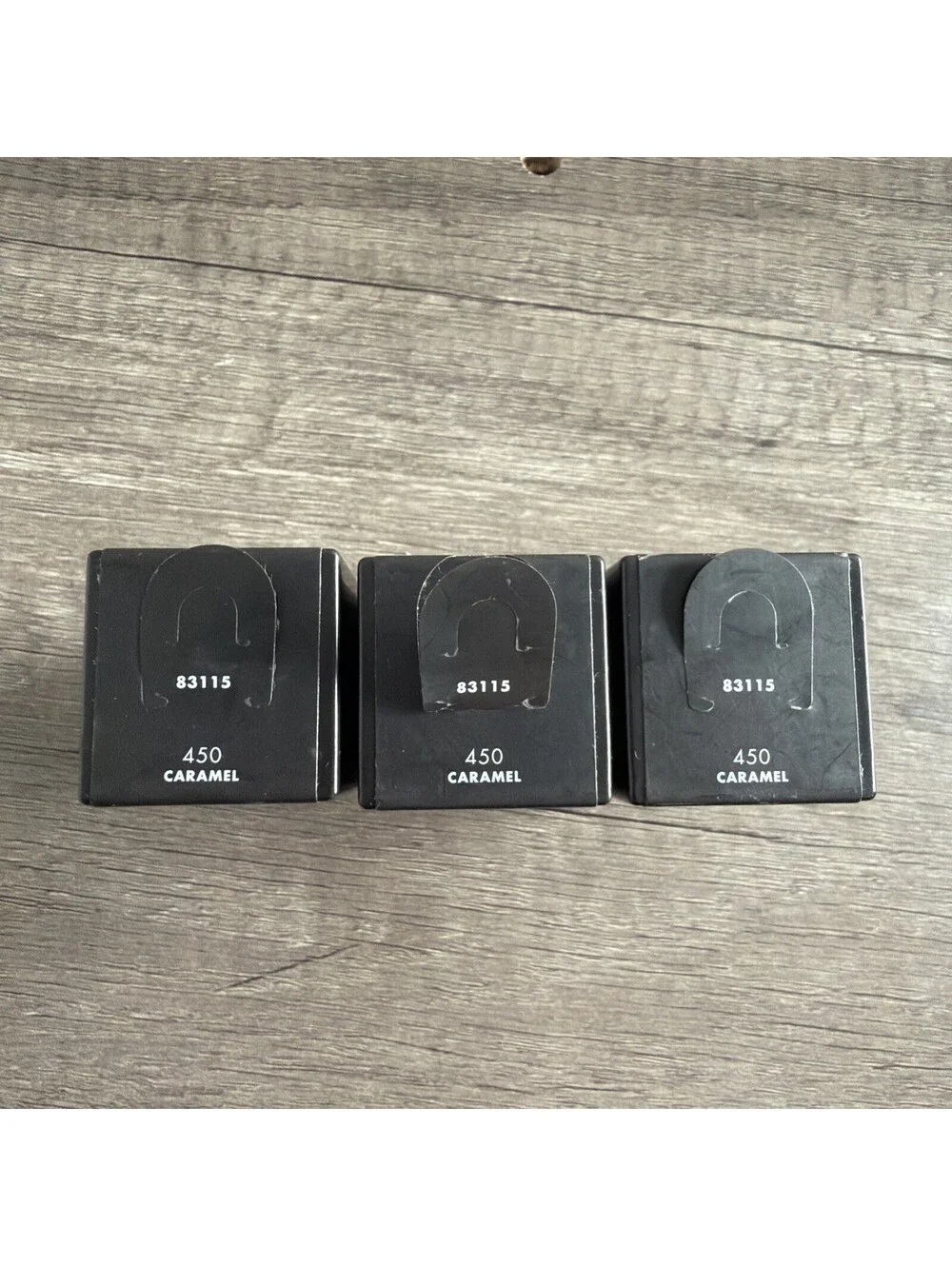 3 x ELF Flawless Satin Foundation (450) Caramel #83115 NEW Lot of 3